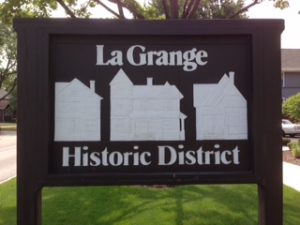 La Grange Historic Distric Sign