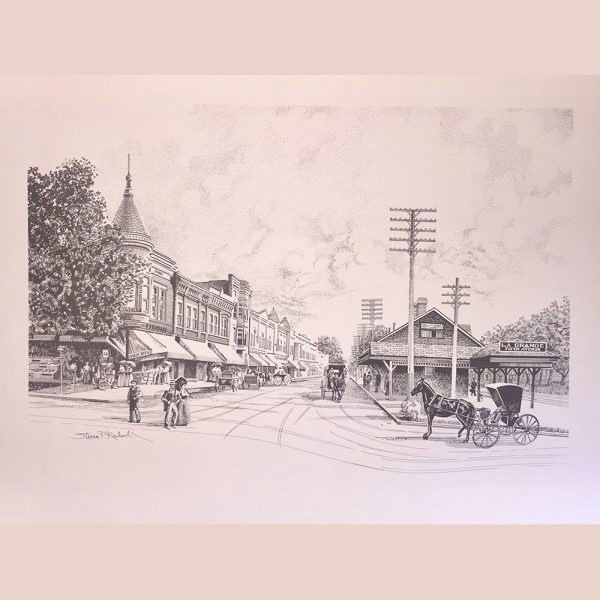 Drawing of Burlington Avenue